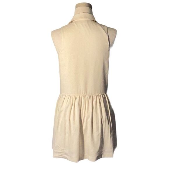 Kensie Women’s Cream Drop Waist Sleeveless Lined Dress Medium - Picture 2 of 6